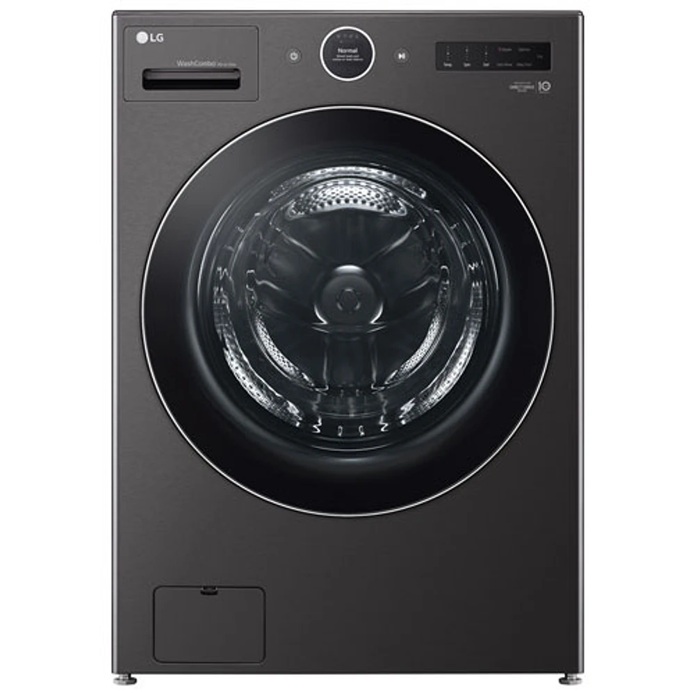 Laveuse/sécheuse électrique haute efficacité de 5,7 pi³ de LG (WM6998HBA) - Acier noir