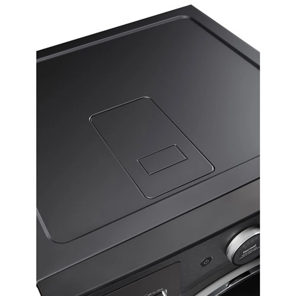 Laveuse/sécheuse électrique haute efficacité de 5,7 pi³ de LG (WM6998HBA) - Acier noir