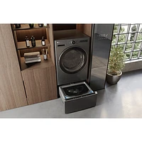 Laveuse/sécheuse électrique haute efficacité de 5,7 pi³ de LG (WM6998HBA) - Acier noir