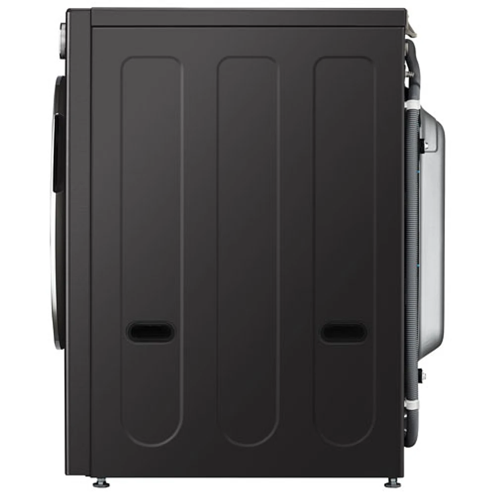 Laveuse/sécheuse électrique haute efficacité de 5,7 pi³ de LG (WM6998HBA) - Acier noir