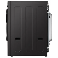 Laveuse/sécheuse électrique haute efficacité de 5,7 pi³ de LG (WM6998HBA) - Acier noir