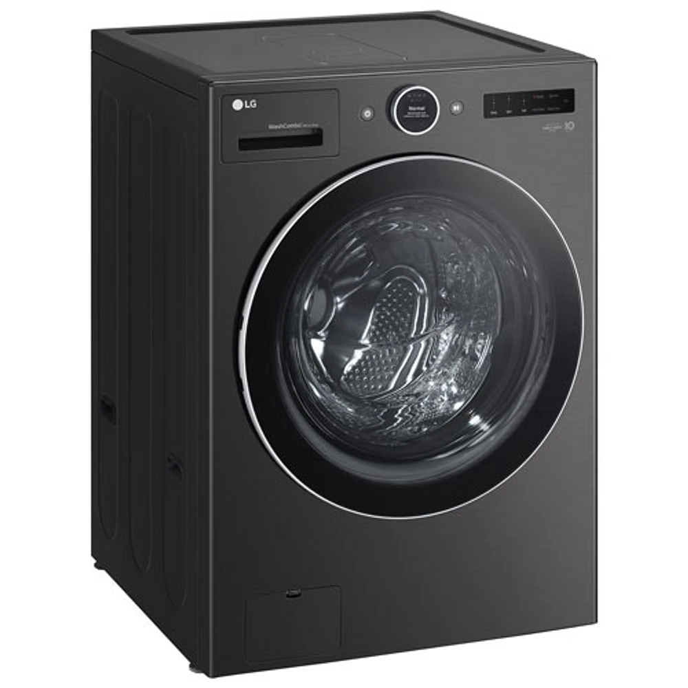 Laveuse/sécheuse électrique haute efficacité de 5,7 pi³ de LG (WM6998HBA) - Acier noir