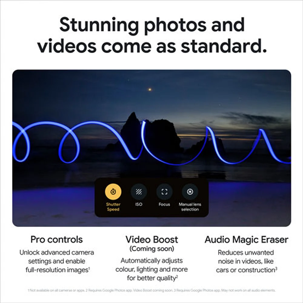 Pixel 8 Pro de 128 Go de Google offert par Fido - Noir volcanique - Financement mensuel