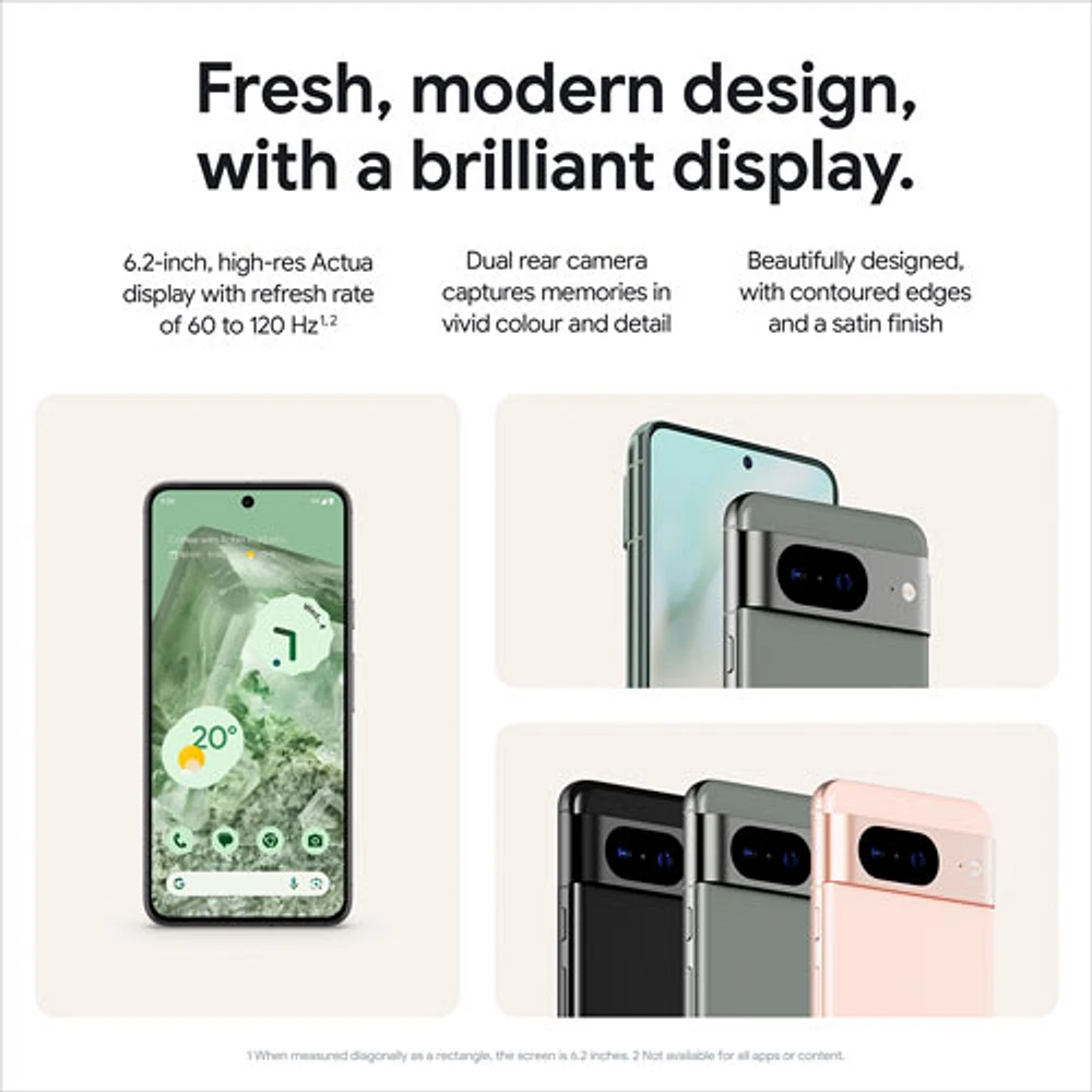 Fido Google Pixel 8 128GB - Obsidian - Monthly Financing