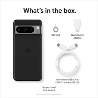 Pixel 8 Pro de 128 Go de Google offert par Rogers - Noir volcanique - Financement mensuel