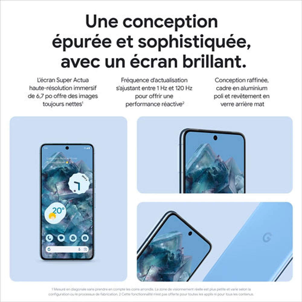 Pixel 8 Pro de 128 Go de Google offert par Rogers - Noir volcanique - Financement mensuel