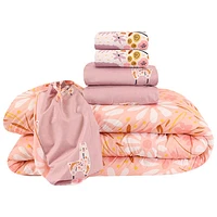 Nemcor 5-Piece Reversible Bed Set - Double