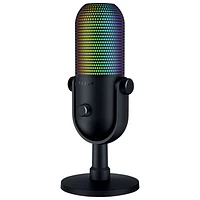 Microphone à condensateur USB Seiren V3 Chroma RGB de Razer - Noir