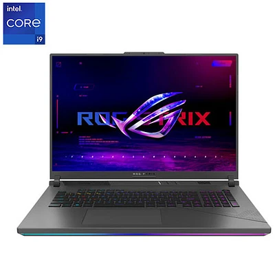 Portable de jeu WQXGA 240 Hz de 18 po ROG Strix G18 (2024) d'ASUS (Core i9-14900HX d'Intel/SSD 1 To/RAM 32 Go/RTX