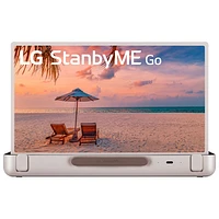 LG StanbyME Go 27" 1080p HDR WebOS 22 Smart TV (27LX5QKNA) - 2024 - White