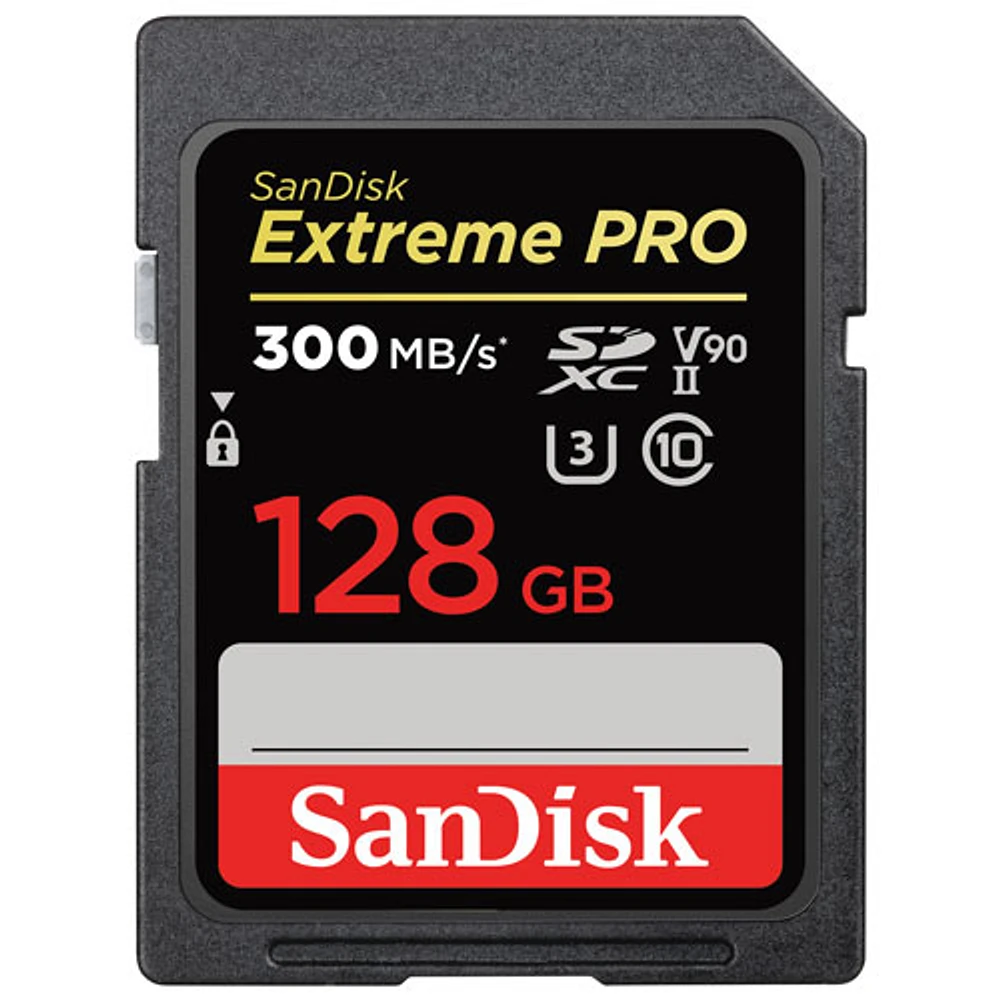 SanDisk Extreme Pro 128GB UHS-II 300MB/s SDXC Memory Card