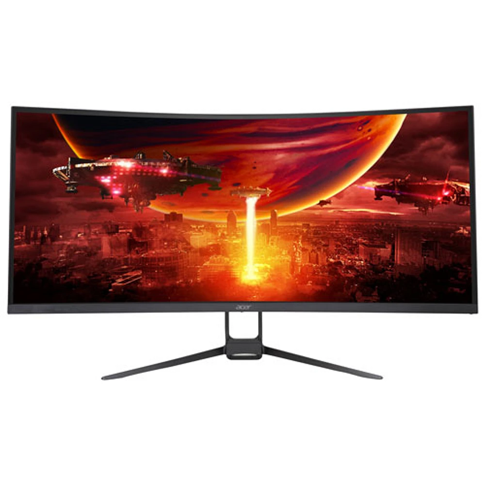 Acer Nitro 34" QHD 180Hz 0.5ms GTG Curved VA LED FreeSync Gaming Monitor (EDA343CUR) - Only at Best Buy