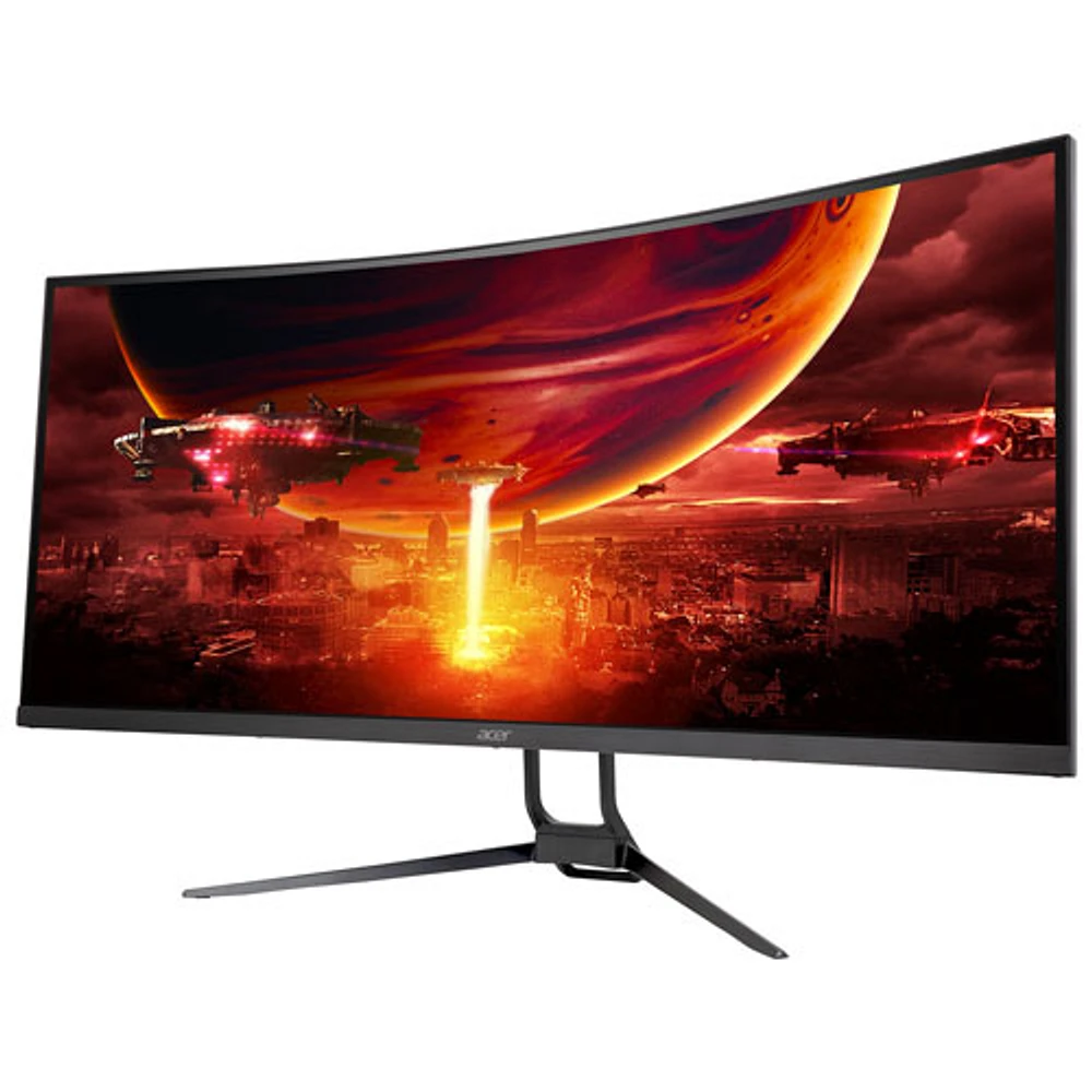 Acer Nitro 34" QHD 180Hz 0.5ms GTG Curved VA LED FreeSync Gaming Monitor (EDA343CUR) - Only at Best Buy