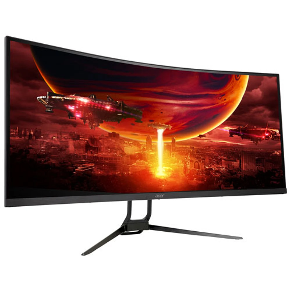 Acer Nitro 34" QHD 180Hz 0.5ms GTG Curved VA LED FreeSync Gaming Monitor (EDA343CUR) - Only at Best Buy