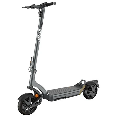 Trottinette électrique City Pro d'Apollo (Moteur de 1000 W/Autonomie de 69 km/Vitesse maximale de 55 km/h) - Gris cosmique