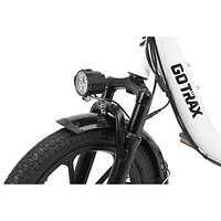 Vélo de ville électrique repliable OTTO de Gotrax (moteur de 350 W/autonomie de 40 km/vitesse maximale de 25 km/h) - Blanc