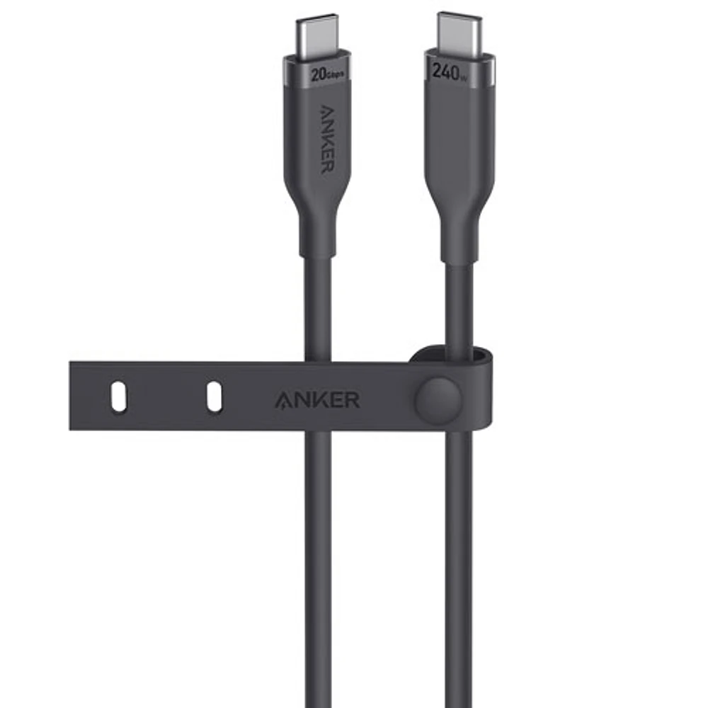 Anker 0.9m (3 ft.) USB-C to USB-C Gen 2 20Gbps-Speed Cable (A80N1H11-5) - Grey