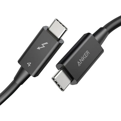 Câble Thunderbolt 4.0 USB-C à USB-C de 0,7 m (2,3 pi) d'Anker (A8859H11-5) - Gris