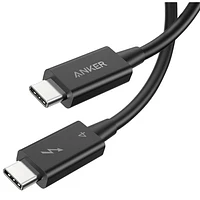 Anker ThunderBolt 4.0 0.7m (2.3 ft.) USB-C to USB-C Cable (A8859H11-5) - Grey