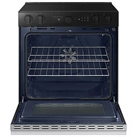 Samsung 30" 6.3 Cu. Ft. True Convection 5-Element Slide-In Electric Range (NSE6DG8700SRAC) - Stainless Steel