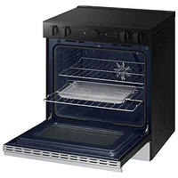 Samsung 30" 6.3 Cu. Ft. True Convection 5-Element Slide-In Electric Range (NSE6DG8700SRAC) - Stainless Steel