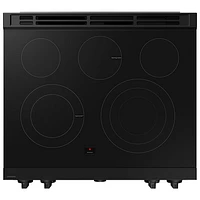 Samsung 30" 6.3 Cu. Ft. True Convection 5-Element Slide-In Electric Range (NSE6DG8700SRAC) - Stainless Steel