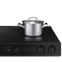 Cuisinière électrique encastrable 5 éléments convection véritable 6,3 pi³ 30 po BESPOKE de Samsung (NSE6DG8500SRAC) - Acier inoxydable