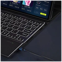 Étui-clavier de SaharaCase pour Galaxy Tab S10+/S9+/S9FE+ (Plus) - Noir