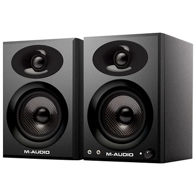 M-Audio BX3 Graphite 3.5" Multimedia Reference Monitor Speaker - Pair - Black/Grey