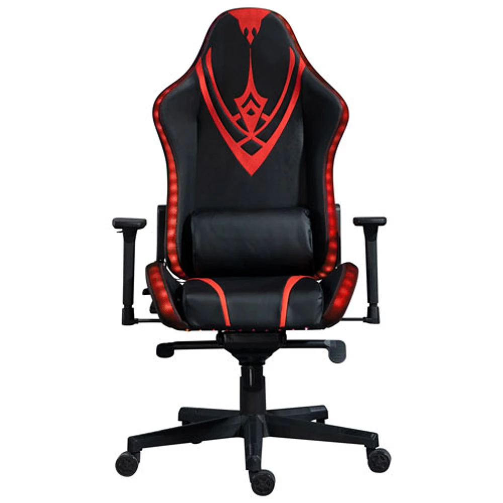 Naz Excalibur Ergonomic High-Back Faux Leather Gaming Chair - Black