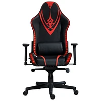 Naz Excalibur Ergonomic High-Back Faux Leather Gaming Chair - Black