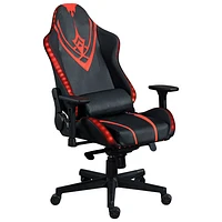 Naz Excalibur Ergonomic High-Back Faux Leather Gaming Chair - Black