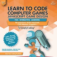 SimplyCoding Learn to Code JavaScript - Digital Download