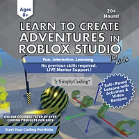 SimplyCoding Learn to Create Adventures in Roblox Studio - Ages 8+ - Digital Download