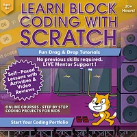 SimplyCoding Learn Block Coding with Scratch - Ages 8+ - Digital Download