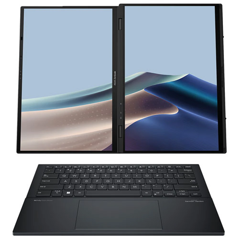 ASUS Zenbook DUO 14" OLED Touchscreen Laptop - Grey (Intel Core Ultra 7 EVO/1TB SSD/16GB RAM) - En