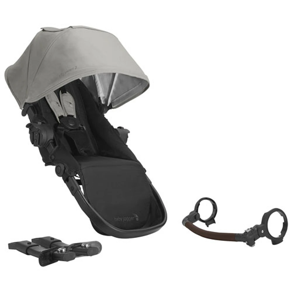 Ensemble avec deuxième siège City Select 2 Eco Collection de Baby Jogger - Ivoire givré