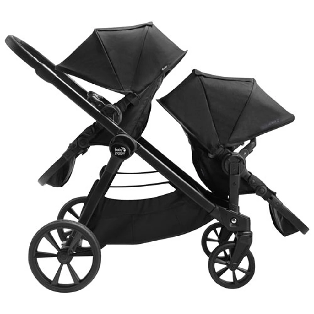 Ensemble avec deuxième siège City Select 2 Eco Collection de Baby Jogger - Ivoire givré