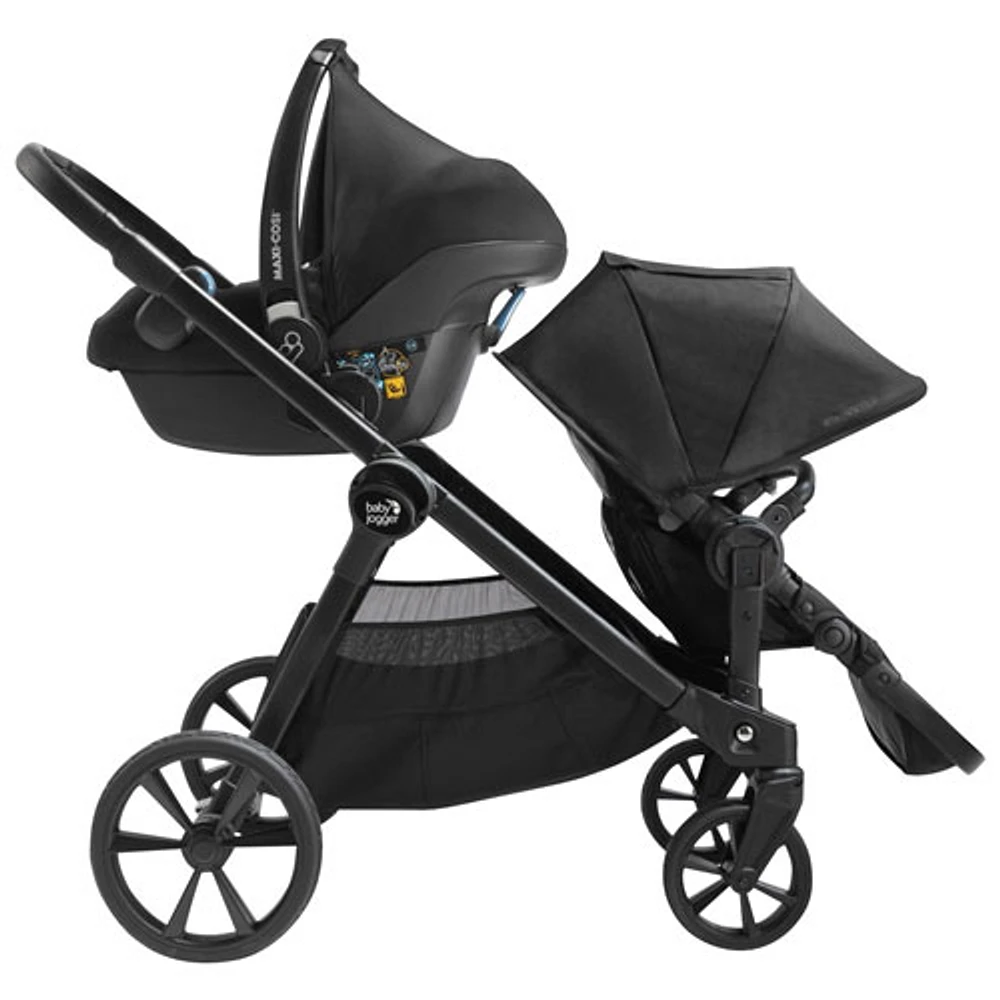 Ensemble avec deuxième siège City Select 2 Eco Collection de Baby Jogger - Ivoire givré