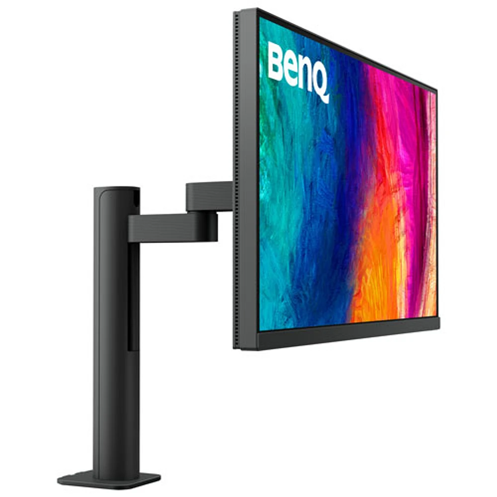 Moniteur ACL IPS QHD 60 Hz de 27 po PhotoVue de BenQ avec temps de réponse de 5 ms gris à gris (PD2705UA) - Gris métallique