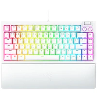 Clavier de jeu ergonomique à 75 % BlackWidow V4 de Razer - Blanc