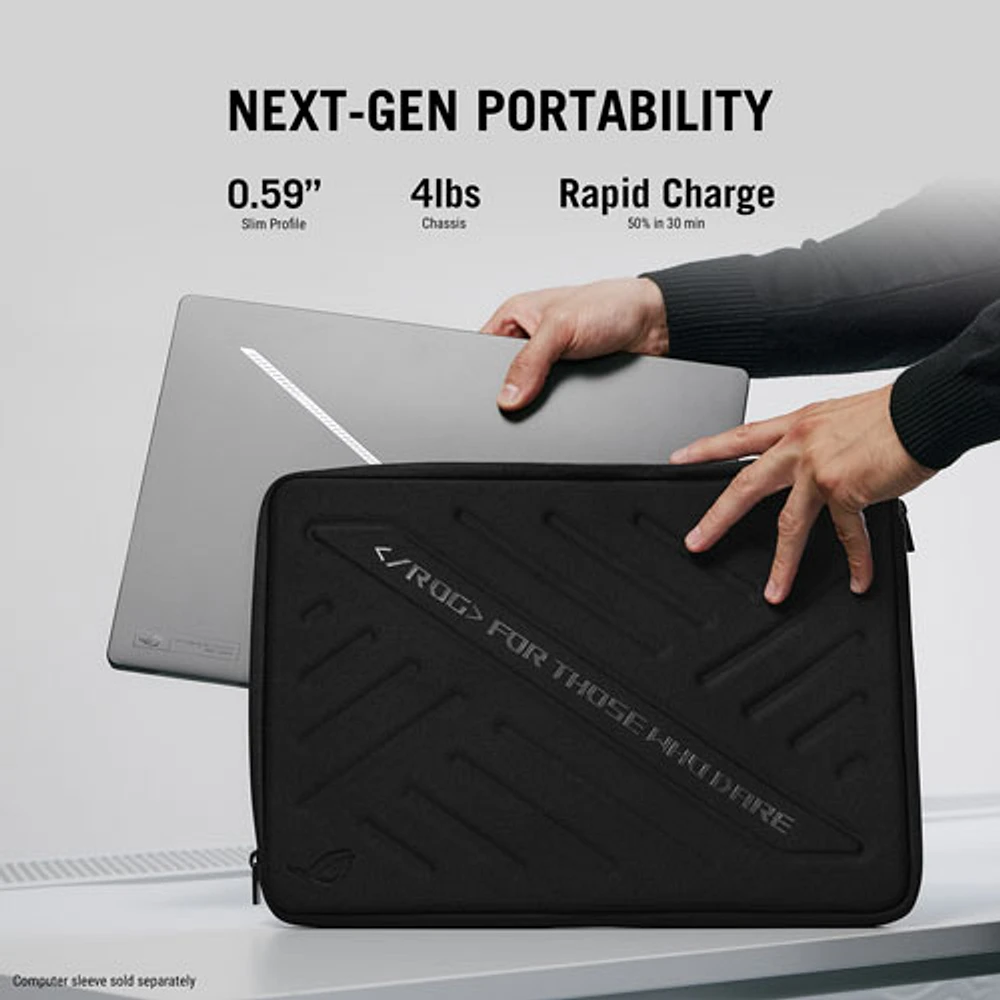 Portable de jeu ROG Zephyrus G16 Ã  Ã©cran DELO Nebula de 16 po d'ASUS