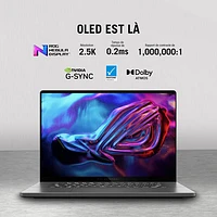 ASUS ROG Zephyrus G16 OLED Nebula16" Gaming Laptop -Eclipse Grey (Intel Core Ultra 7 155H/512GB SSD/16GB RAM/GeForce RTX 4060)