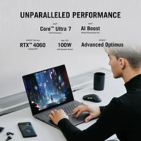 ASUS ROG Zephyrus G16 OLED Nebula16" Gaming Laptop -Eclipse Grey (Intel Core Ultra 7 155H/512GB SSD/16GB RAM/GeForce RTX 4060)