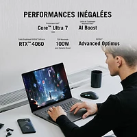 ASUS ROG Zephyrus G16 OLED Nebula16" Gaming Laptop -Eclipse Grey (Intel Core Ultra 7 155H/512GB SSD/16GB RAM/GeForce RTX 4060)