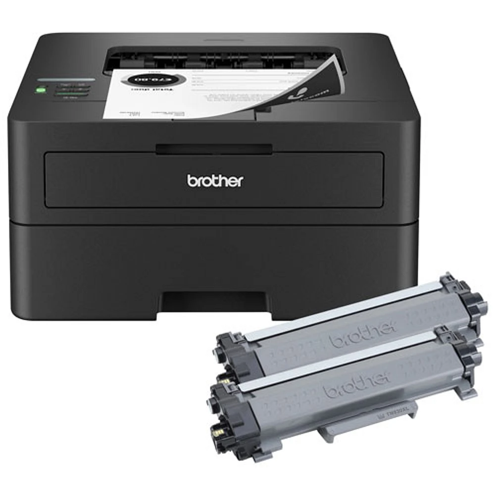 Brother HLL2460DWXL Duplex Monochrome Wireless Laser Printer with 4,200 Prints Toner - Only at Best Buy