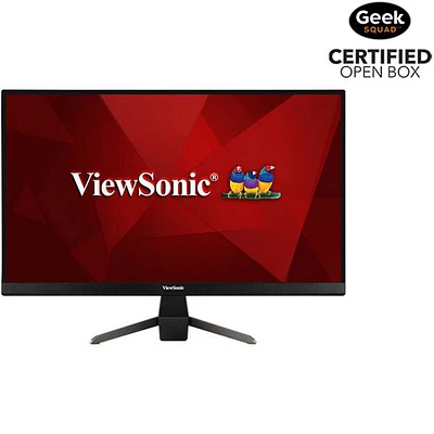 Open Box - ViewSonic 24" FHD 75Hz 4ms, 1ms GTG MVA FreeSync Gaming Monitor (VX2467-MHD) - Black