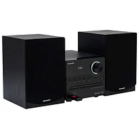 Microsystème de haut-parleurs Bluetooth à lecteur de CD XL-B512 de Sharp - Noir