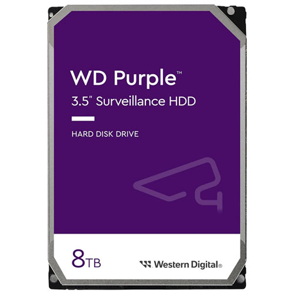 WD Purple 8TB 3.5" 5040RPM SATA Desktop Internal Hard Drive (WD85PURZ) - Purple