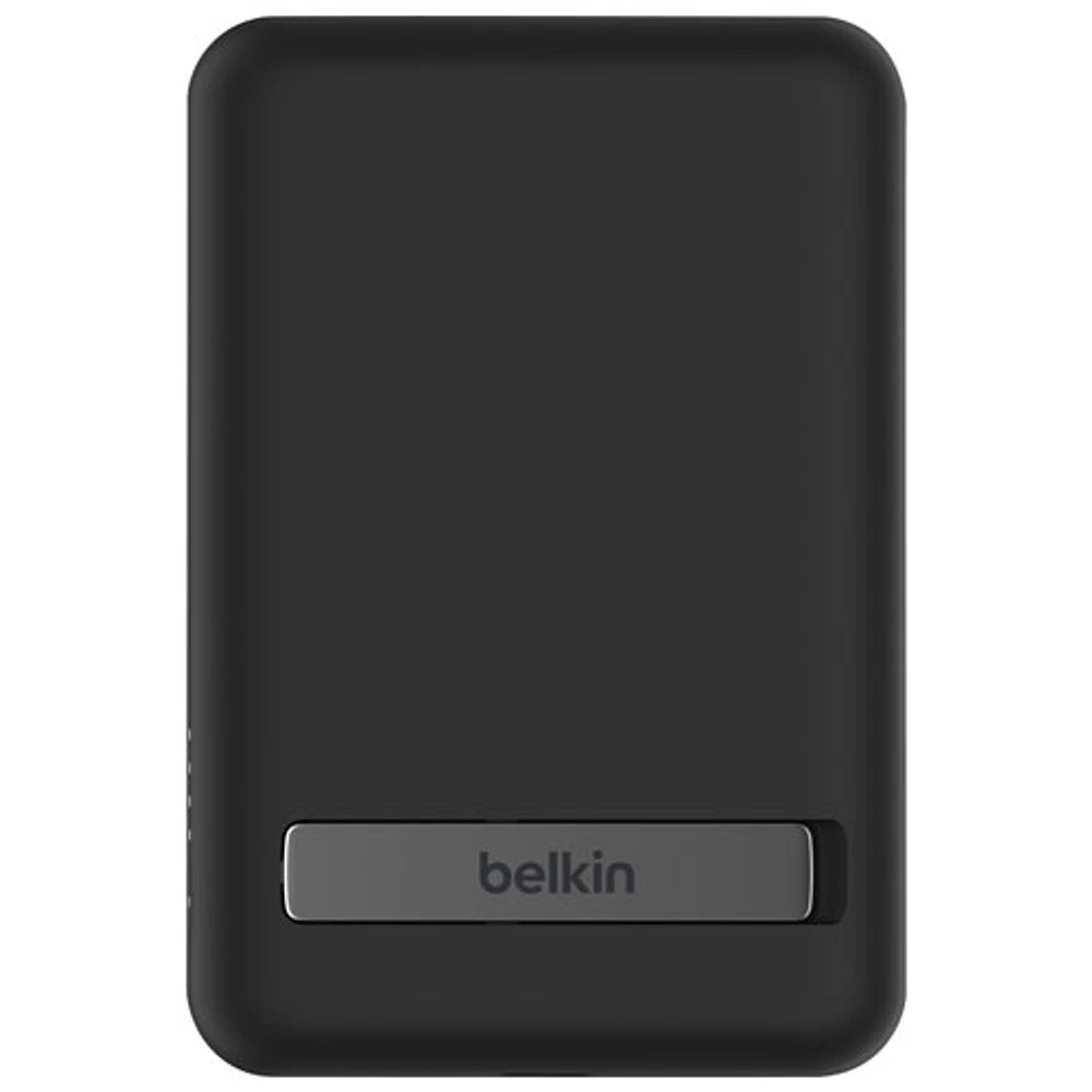 Chargeur portable magnétique sans fil USB-C de 5000 mA h de Belkin avec MagSafe - Noir